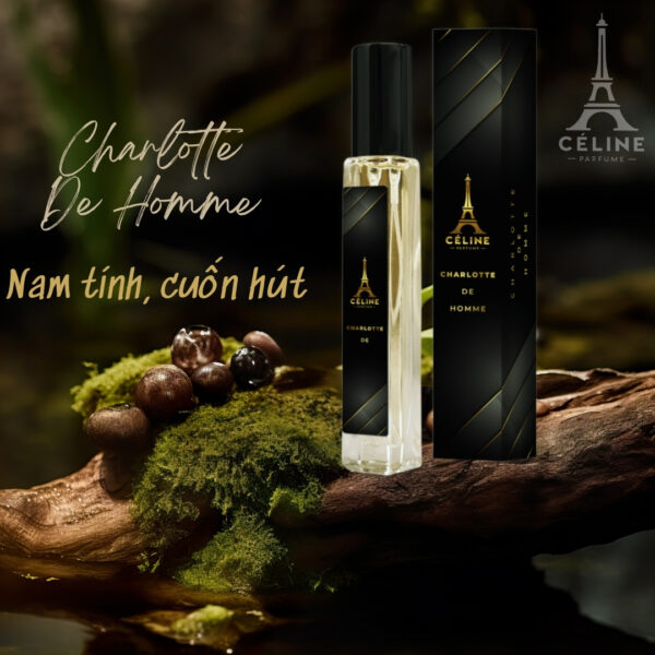Nước hoa nam Charlotte De Homme thơm lâu, hương gỗ nam tính 10ml, 30ml, 50ml