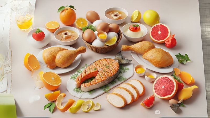 Che do an uong giau collagen