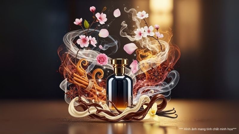 Mui huong nuoc hoa mang phong cach quyen ru