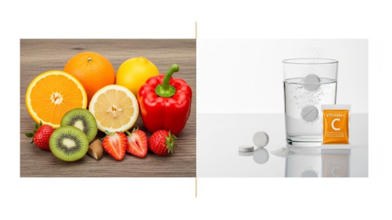 Cac dang vitamin C hien nay